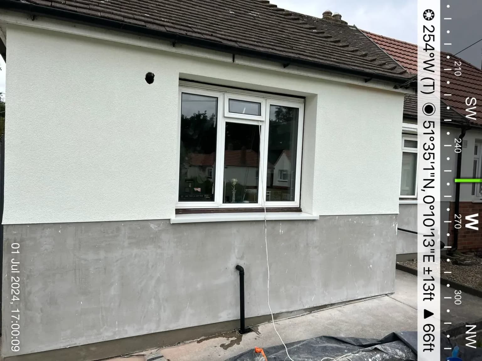 Render & UPVC Windows — In Progress