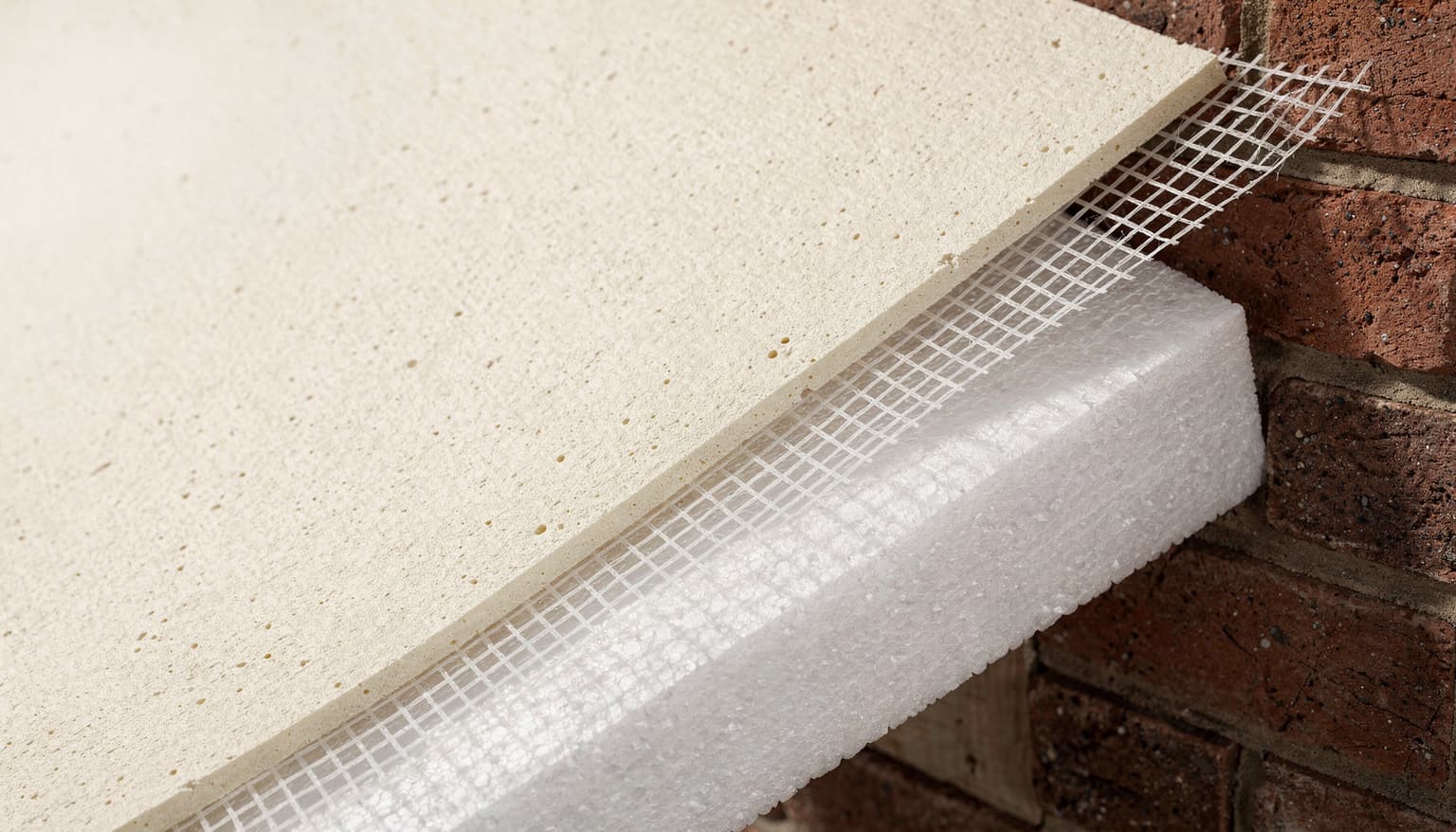 External Wall Insulation, material detail