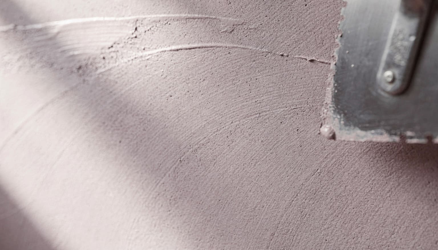 Plastering, material detail